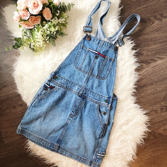 tommy hilfiger overall skirt